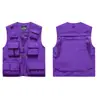 Colete Refletor Multifuncional Gerenciamento de Emergência Masculino e Feminino Gola V Bolso com Múltiplas Abas Calças Colete de Fotografia Logo Personalizado Impresso