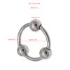 Anillo CB divertido de acero inoxidable para prepucio de pene Yin ayuda amor orgasmo femenino salir a usar herramientas sexuales juguete para adultos masculino