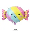 Globo de aluminio para pizza, palomitas, hamburguesas, perritos calientes, helados, donas, fiestas, cenas y más
