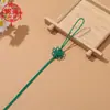 Ventas Directas de Fábrica Mayoreo Nudo Pequeño de Jade Nudo Chino Borla Flecos Accesorios Cuerda Cuerda para Colgar Marcador de Libros Bolsita Accesorios Colgante