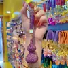 Argila de cerâmica broca completa cabaça corrente de carro anel de chaveiro pingente de chaveiro bolsa de casal pendurar pequenos presentes atacado