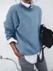 Punto 2023 Nuevo Otoño e Invierno Transfronterizo Europeo y Americano ebay Amazon Suéter de Punto con Mangas Largas Sudadera Chaqueta para Mujer