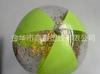 Atacado Transfronteiriço PVC Transparente Brincadeiras Aquáticas e Adereços para Fotos, Bola de Praia Infantil ao Ar Livre, Brinquedo de Bola Inflável com Lantejoulas