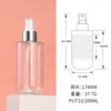 Botella Dosificadora Spot Cosmetics Pure Dew 200ml Transparente Pet Botella Spray para Tónico PP Blanco/Esmaltado Boquilla