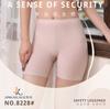 Pantalones cortos de seguridad delgados de seda de hielo melocotón cadera de niña talla grande verano cintura media sin costuras seda sin enrollar transpirable ropa interior básica