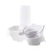 Tigela de Pet Transfronteiriça Tigela Inclinada para Cachorro Protetor de Pescoço Alimentador Automático de Água Tigela Dupla Atacado Tigela de Comida para Gato Tigela para Gato Tigela para Cachorro