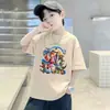 Camiseta de Algodón de Manga Corta para Niños, Nuevo Estilo de Verano para Niños Mayores, Camiseta Casual Infantil Elegante con Estampado para Niños Guapos