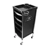Carro Carrito de Herramientas de Salón de Belleza Seis Cajones Layered Carrito para Corte de Cabello Barbería Carrito para Permanente Teñido Carrito con Barra Gabinete de Almacenamiento