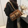 Bolsa Grande de Axila Estilo Ballet com Laço para Mulheres 2025 Nova Bolsa de Trabalho de Primavera Coreana Nicho Versátil Bolsa Shell