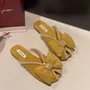 Projetadas com Senso de Estilo, Meias-Pantufas com Laço de Pérola para Mulheres, Uso Externo de Verão, Birkenstocks Planas Antiderrapantes Estilo Francês