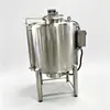 Tanque mezclador de aislamiento líquido, tanque mezclador emulsionador sanitario de acero inoxidable, fabricante de tanque mezclador vertical de acero inoxidable
