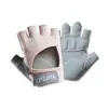 Guantes de Fitness Verano Nuevos Resistentes al Desgaste Transpirables para Hombres y Mujeres Montar al Aire Libre Antideslizantes Engrosados Cojín de Aire Guantes de Medio Dedo