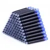 Venta al por mayor de fábrica calibre 3.4 mm bolsa de tinta para bolígrafo de estudiante Bolsa de tinta universal tinta negra azul azul tinta líquida directa delineador de tinta de repuesto