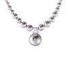 Shijia Zhengyuan Pérola Quadrado Zircon Colar Feminino 925 Sterling Silver Handmade Gradient Frisado Luz Clavícula Cadeia N0193