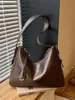 Bolsa tote retrô de alta qualidade para mulheres, grande capacidade, novo modelo 2026, bolsa de ombro simples e versátil para compras e deslocamento