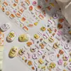 Tomoni stickers para uñas con relieve explosiones material DIY stickers para uñas infantiles es una pequeña galleta joyas para uñas stickers