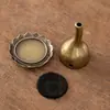 Nuevo modelo de auspicioso pequeño quemador de incienso de cobre, quemador de incienso para uso doméstico, pequeño quemador de incienso con motivos de nubes, decoración para ceremonia del té