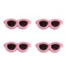 10 Accesorios Redondos de Acrílico para Gafas Preparación de Juguetes de Peluche Hechos a Mano Muñeca Decoraciones Faciales Material