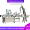 Máquina de fechamento de tampa de ferro, máquina de selagem a vácuo automática de garrafas de vidro, máquina de fechamento a vácuo automática
