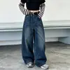 Jeans de Otoño para Niñas 2026 Nuevos Casuales Estilo Coreano para Niñas Tallas Mediana y Grande Bolsillo Trasero con Solapa Jeans de Pierna Curva de Moda