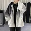 Suéter masculino e feminino Primavera e Outono 2023 novo moletom estiloso estilo Hong Kong marca da moda bonito casaco versátil cardigã zíper