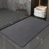 Tapete de Terra de Diatomáceas Amazon Transfronteiriço para Entrada de Banheiro e Vaso Sanitário, Tapete de Chão de Banheiro Antiderrapante de Secagem Rápida