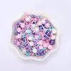 Decoración para Pastel Perlas de Azúcar Hojuelas de Azúcar Coloridas Comestibles Horneadas Paquete Mixto 500g Azúcar Perlado Colorido Decoración para Pastel Perlas de Azúcar