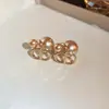 Pendientes de Perla de Circonita de Moda de Aguja Plateada Pendientes de Botón Retro de Lujo Ligero de Nicho Francés Pendientes Nuevos 2026