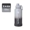 Taza térmica de acero inoxidable 304 transfronteriza color degradado taza espacial portátil para exteriores botella de agua deportiva gran capacidad botella de aislamiento térmico