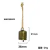 Bestseller internacional: Sino de Natal de ferro estilo vintage, sino de ferro retrô com tubo redondo e design na cor bronze antigo, sino novo