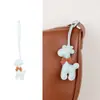 Bolsa de jirafa de moda de alta gama, estilo nuevo, versátil, linda, colgante, borla de bufanda de seda, accesorio de regalo pequeño, transfronterizo