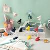 Dormitorio de estudiantes mini clip lámpara de mesa pequeña perezosa LED escritorio luz nocturna portátil a batería luz nocturna de cabecera