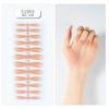 Parches de Uñas Desgastables Color Nude para Mujeres, Uñas Postizas Ultra Delgadas Removibles Color Gelatina Sin Costuras, Translúcidos y Aclarantes