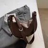 Bolsa de Ombro Transversal Estilo Coreano de Bolinho para Mulheres, Nova Bolsa de Bolinho Versátil Casual, Bolsa de Ombro Simples e Estilosa para o Dia a Dia