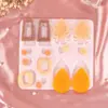 Molde de silicone para brinco de cristal epóxi, molde de acessório de pingente, decoração para pendurar, molde de silicone espelhado irregular