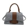 Bolsa Pequena Quadrada Portátil de Ombro Retrô Linda Cinto Moderna Casual para Trabalho Nova Moda Simples Transversal
