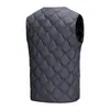 2026 Invierno Shein Amazon 3D Transfronterizo Moda Urbana Masculina Chaleco de Moda Simple Holgado Talla Europea