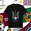 Camiseta Estampada con Logo de Equipo de la Copa del Mundo 2026 La Más Vendida en Amazon Casual de Manga Corta Talla Europea