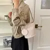 Design de Nicho Coreano 2026 Bolsa de Palha Personalizada Tecida para Mulheres Verão Nova Moda para o Dia a Dia Ombro Único Transversal