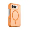 Capa para iPhone Duo compatível com fronteiras Apple 82% de desconto textura em camadas capa magnética capa protetora de borda macia de TPU