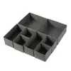 Caja de Almacenamiento Gran Capacidad Organizador Dividido Contenedor de Almacenamiento de Ropa Pantalones Plegable Compacto Armario Cajón Almacenamiento de Ropa Interior