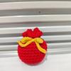 Hecho a mano lana ganchillo diy terminado amuleto de bolsa de la suerte accesorios pequeños regalos caja de regalo pequeña accesorios bolsa de la suerte