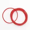 En stock anillo de goma de silicona color macarrón cuerda con cabeza de silicona anillo para el pelo accesorios para el pelo accesorios