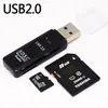 Lector de Tarjetas USB 3.0 Tarjeta TF Adecuado para Cámara Tarjeta SD Alta Velocidad 2.0 Dos en Uno Portátil OTG Computadora Lector de Tarjetas
