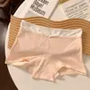 Pantaloncillos tipo bóxer de algodón sin costuras para mujer, nuevo estilo 2026, cobertura total, no se clavan, shorts de cuatro esquinas para mujer