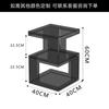 Mesa Lateral de Acrílico Simples para Sofá Mesa de Canto Criativa para Sala de Estar Mesa de Centro Armazenamento Rack de Armazenamento Mesa de Cabeceira do Quarto Rack de Armazenamento