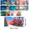 Tarjetas de Felicitación Navideñas Populares Transfronterizas Multiserie Hechas a Mano con Diamantes Juego de 9 Piezas con Sobres Pegatina de Diamante Dibujos Animados Juego de 6 Piezas
