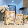 Bolsa de Regalo con Póster Nuevo de Dibujos Animados Original para Compras en Supermercado Tienda Departamental Regalo Asa Conveniente Bolsa de Regalo Conveniente