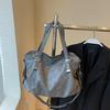 Bolsa de Ombro Casual Retrô de Grande Capacidade Comércio Exterior Nova Bolsa Tote Simples e Portátil Commuter Versátil Bolsa Transversal de Meia-Idade