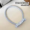 Goma para el pelo de cordón de teléfono de fresa y coco para niña, Elegante, Sin marca, No aprieta, Alta elasticidad, Duradera, para mujeres